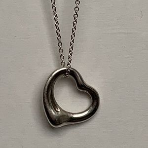 Tiffany & Co., Open Heart Necklace